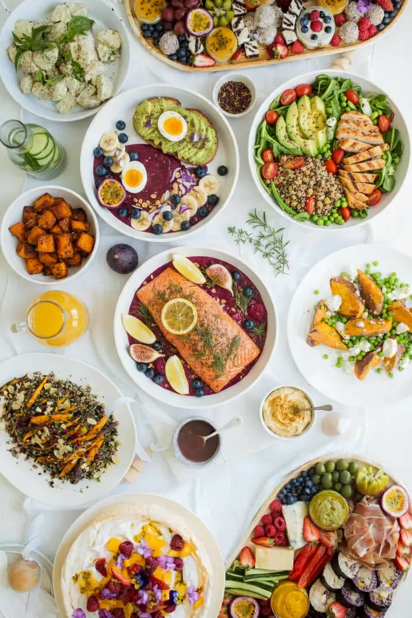 Uczta ze zdrowych potraw