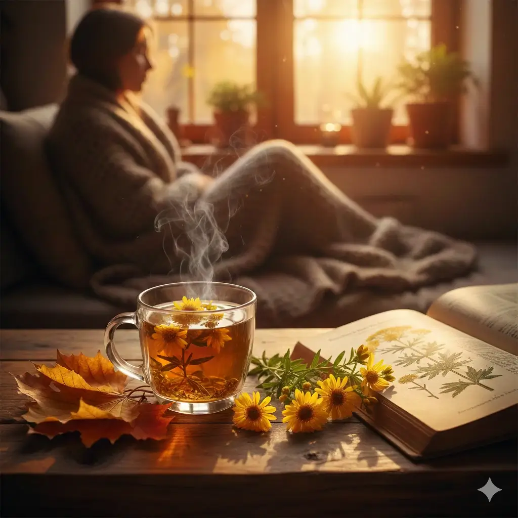 Dziurawiec Zwyczajny Sloneczne Ziele na Jesienna Melancholie