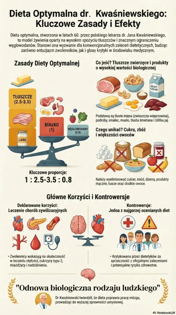infografika Dieta Kwaśniewskiego Zasady i Kontrowersje