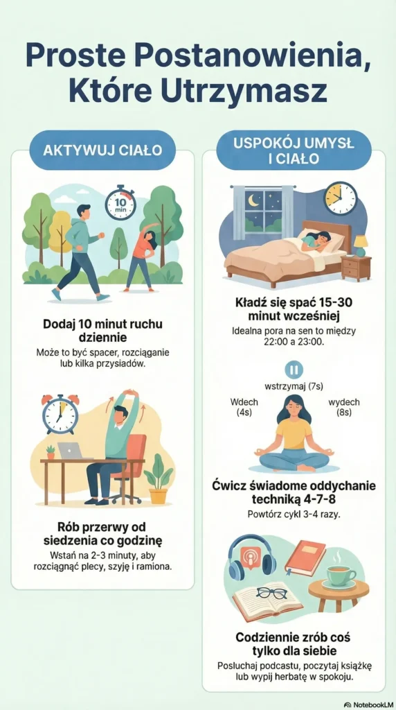 infografika Proste Postanowienia Które Utrzymasz