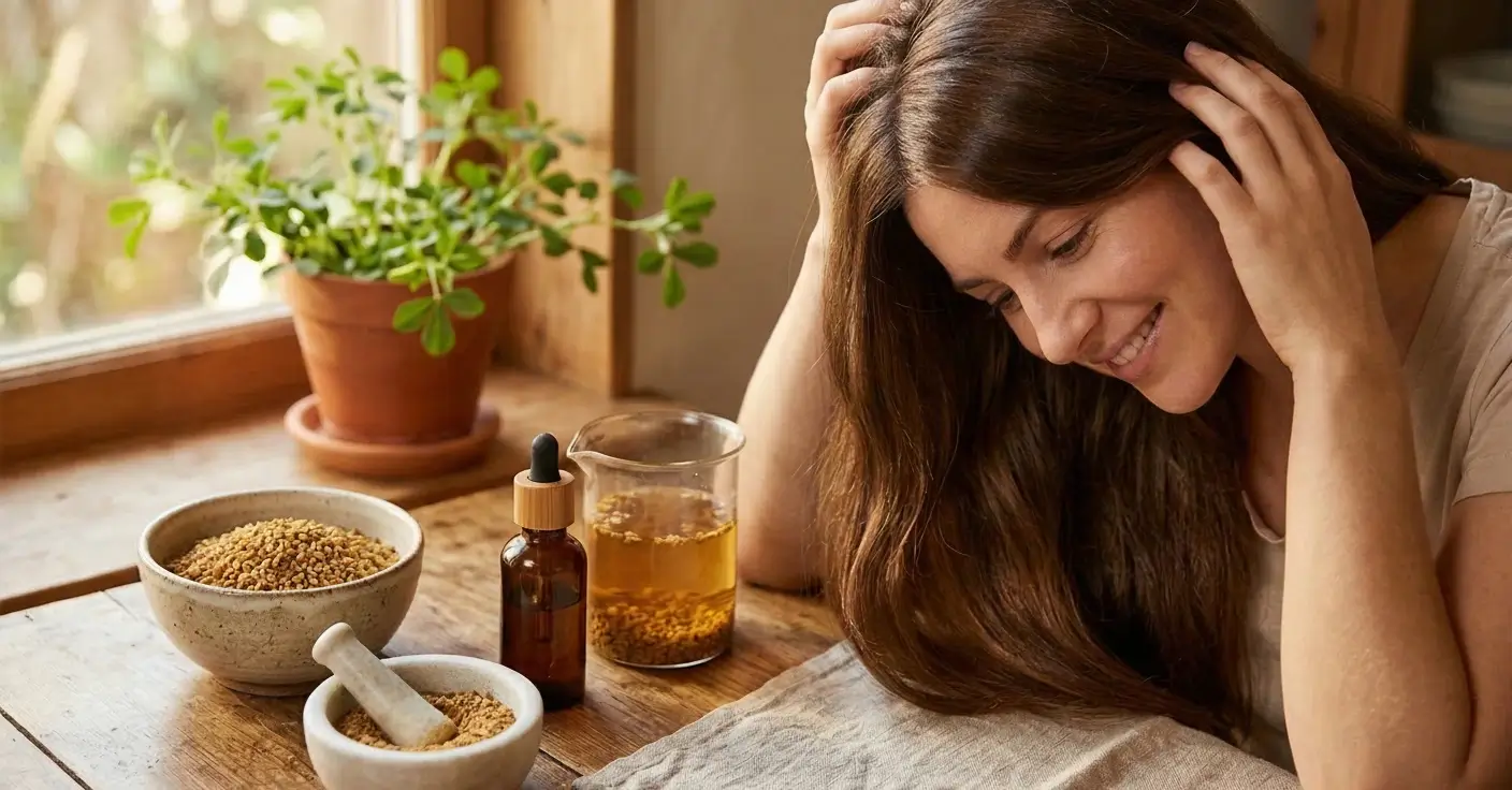 infografika Właściwości i zastosowanie kozieradki