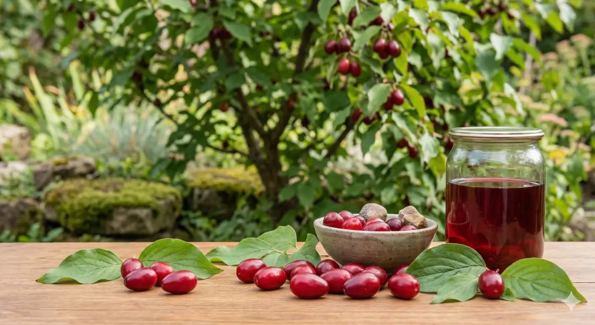 Dereń jadalny Kompendium właściwości metabolizmu i przepisów