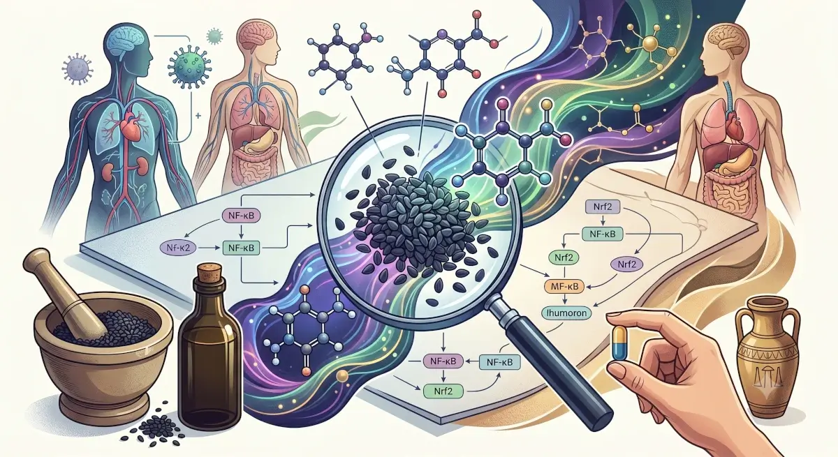 Czarnuszka siewna Mechanizmy biochemiczne praktyka terapeutyczna i rygorystyczna analiza naukowa