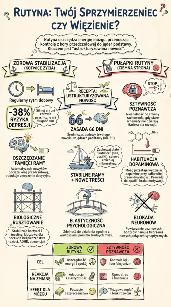 infografika zdrowe rutyny