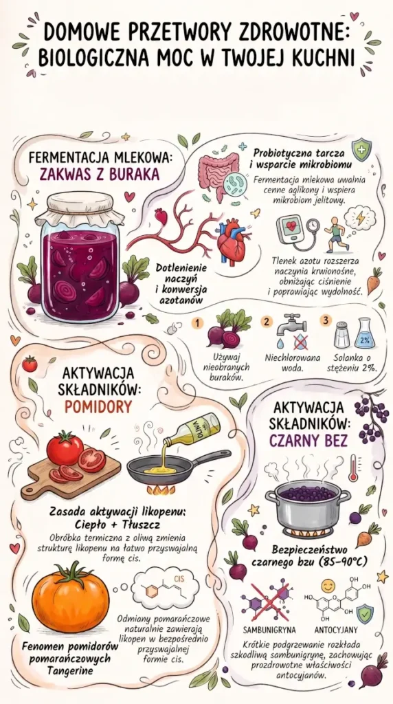 infografika - Domowe przetwory zdrowotne